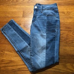 SO two toned jeggings.